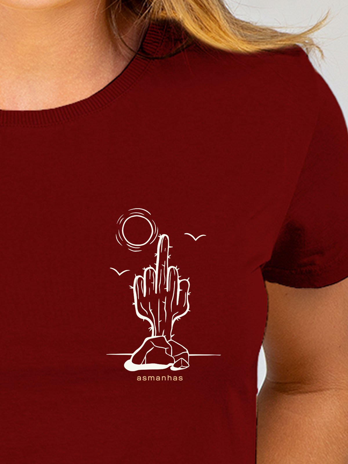 Camiseta Feminina Cacto Asmanhas