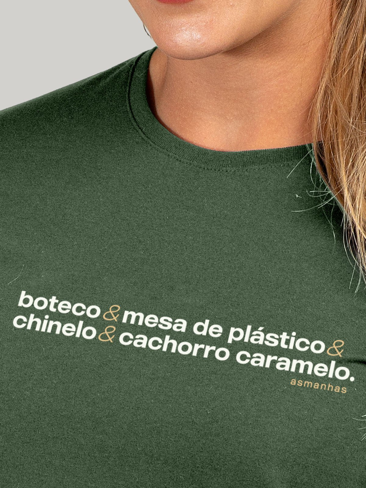 Camiseta Feminina Boteco e Cachorro Caramelo Asmanhas