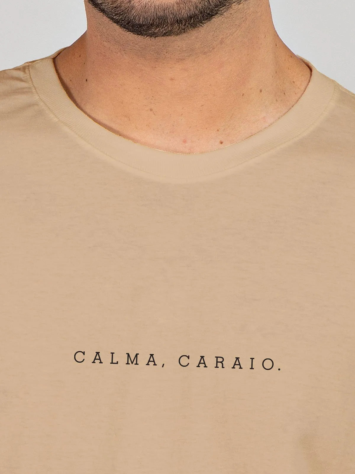 Camiseta Calma Caraio Minimalista Asmanhas
