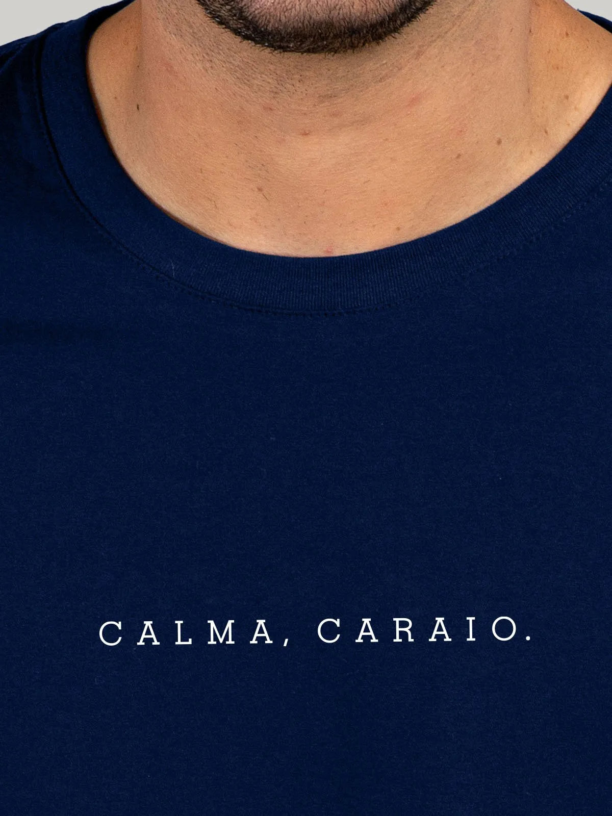 Camiseta Calma Caraio Minimalista Asmanhas