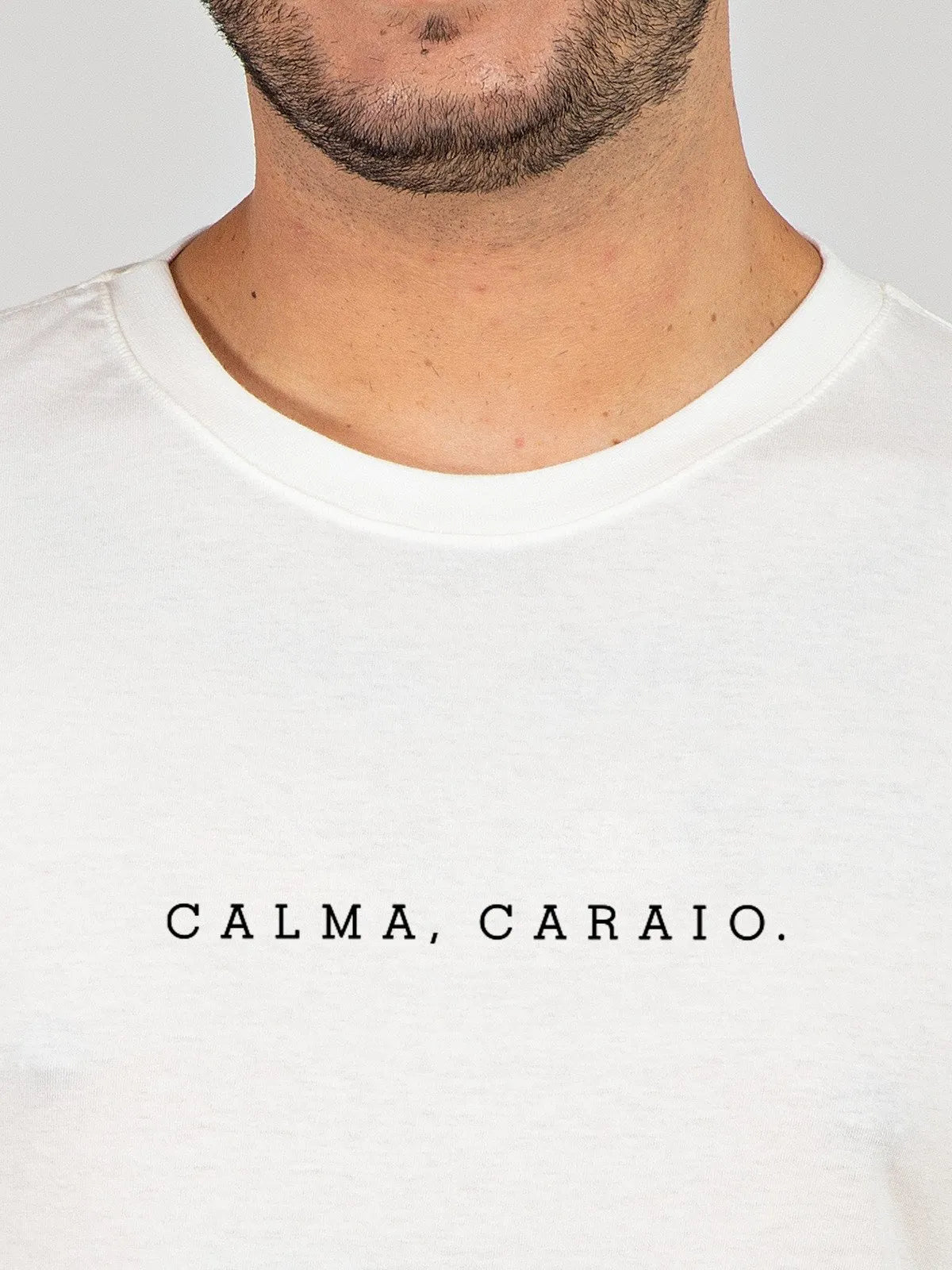 Camiseta Calma Caraio Minimalista Asmanhas