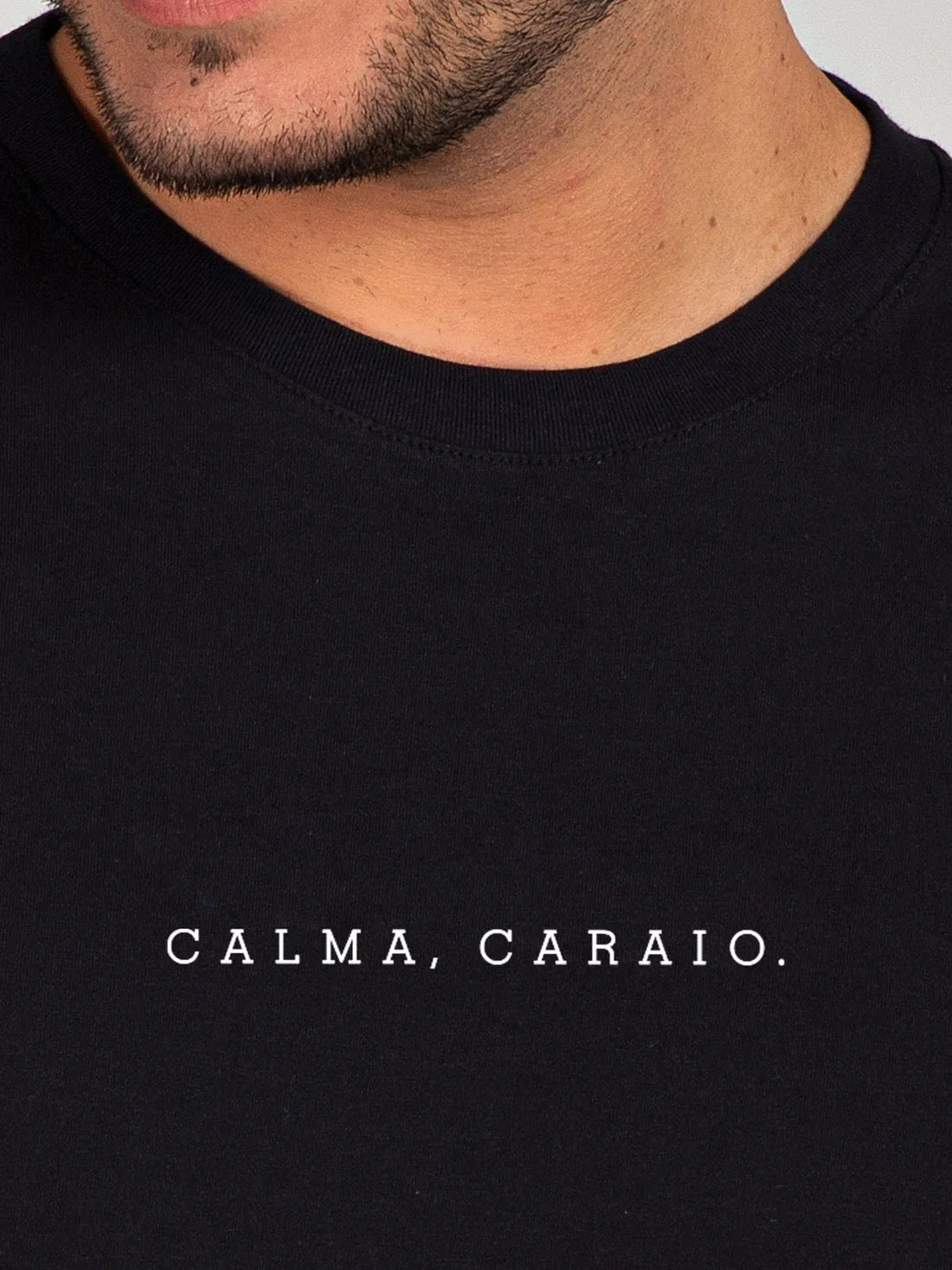 Camiseta Calma Caraio Minimalista Asmanhas