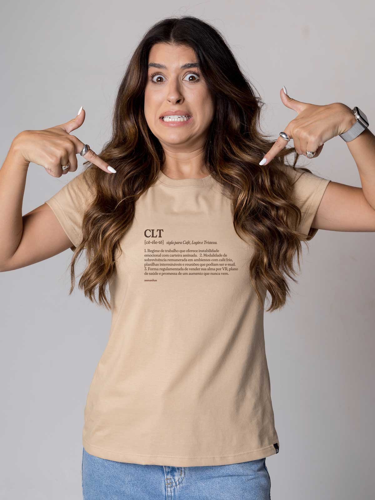 Camiseta Feminina CLT Asmanhas