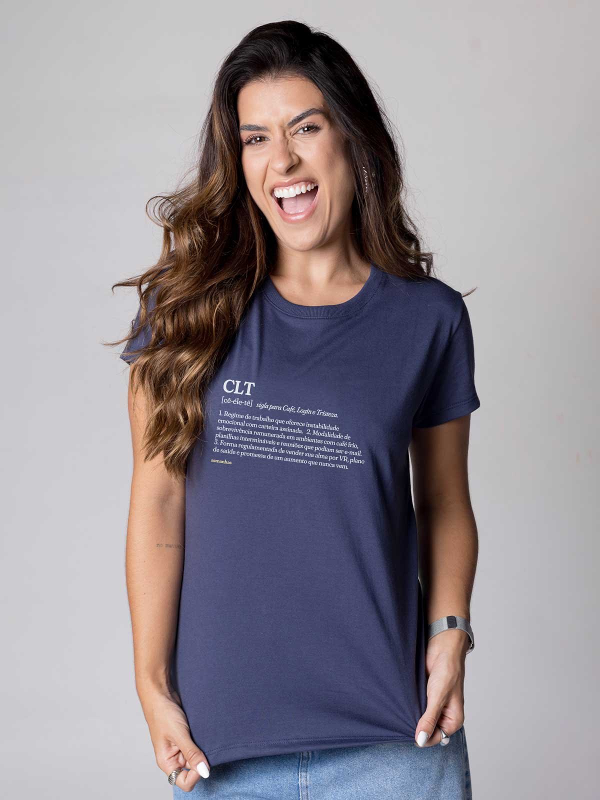 Camiseta Feminina CLT Asmanhas