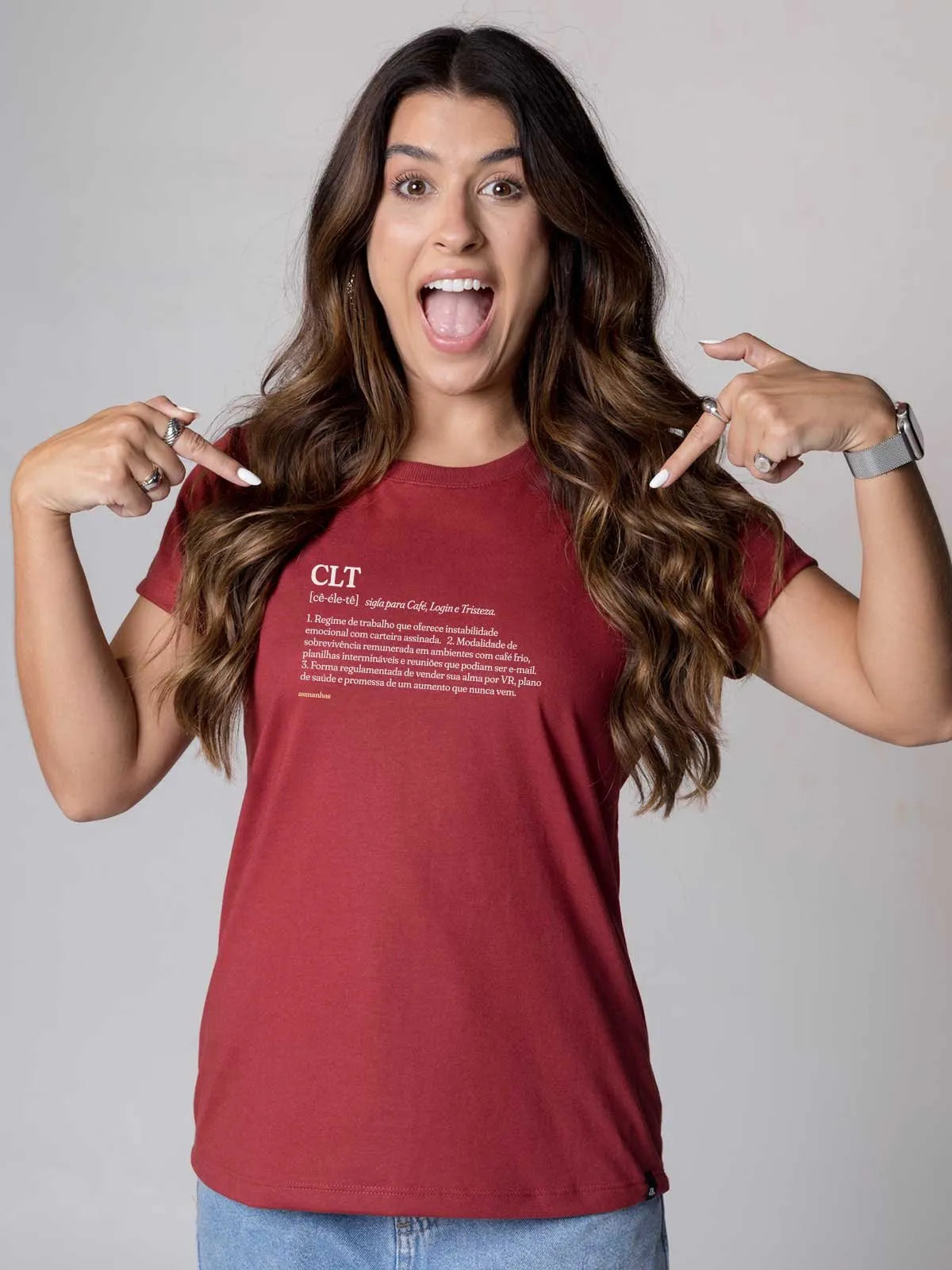 Camiseta Feminina CLT Asmanhas