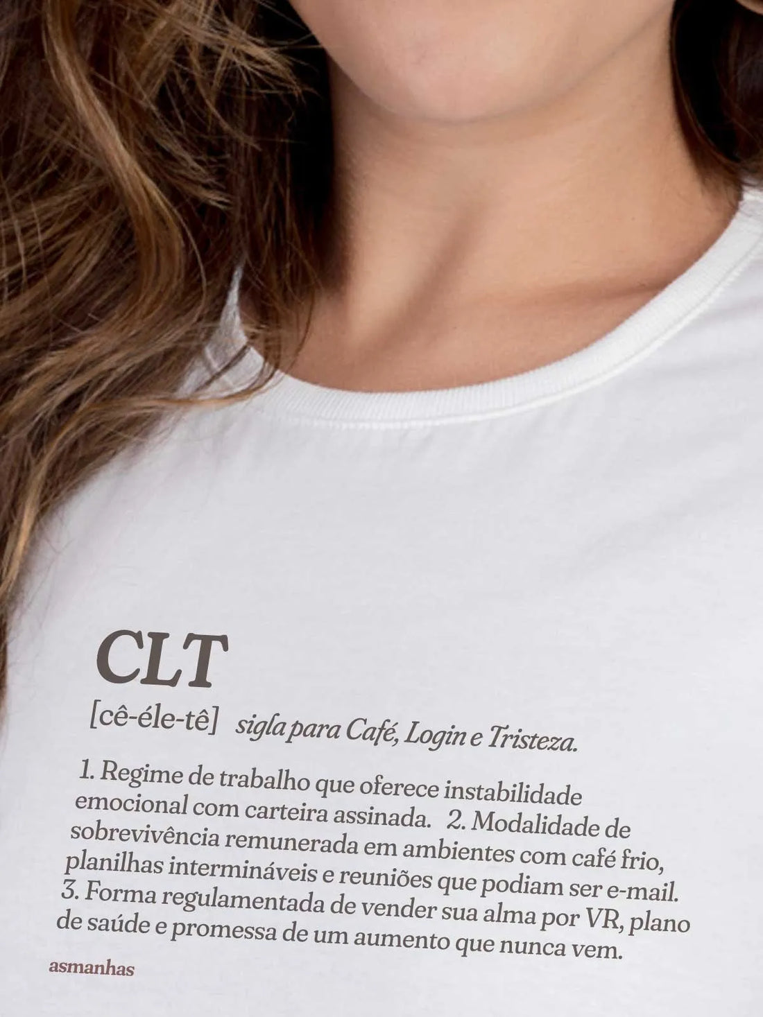 Camiseta Feminina CLT Asmanhas