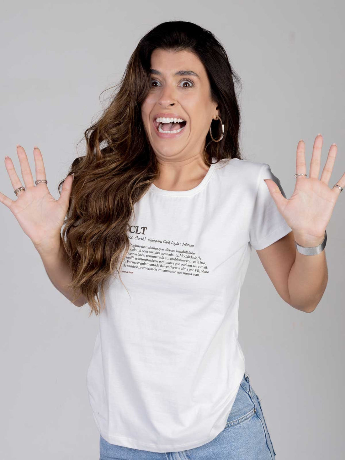 Camiseta Feminina CLT Asmanhas
