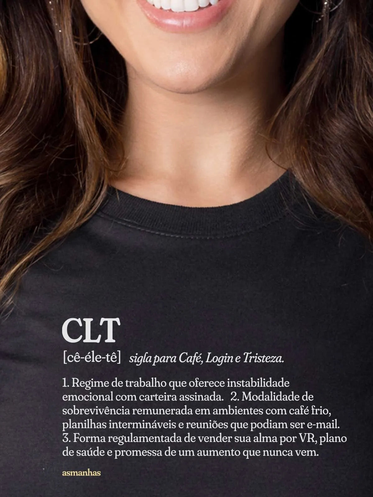 Camiseta Feminina CLT Asmanhas