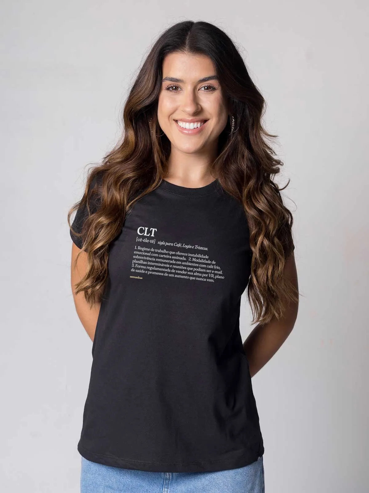 Camiseta Feminina CLT Asmanhas