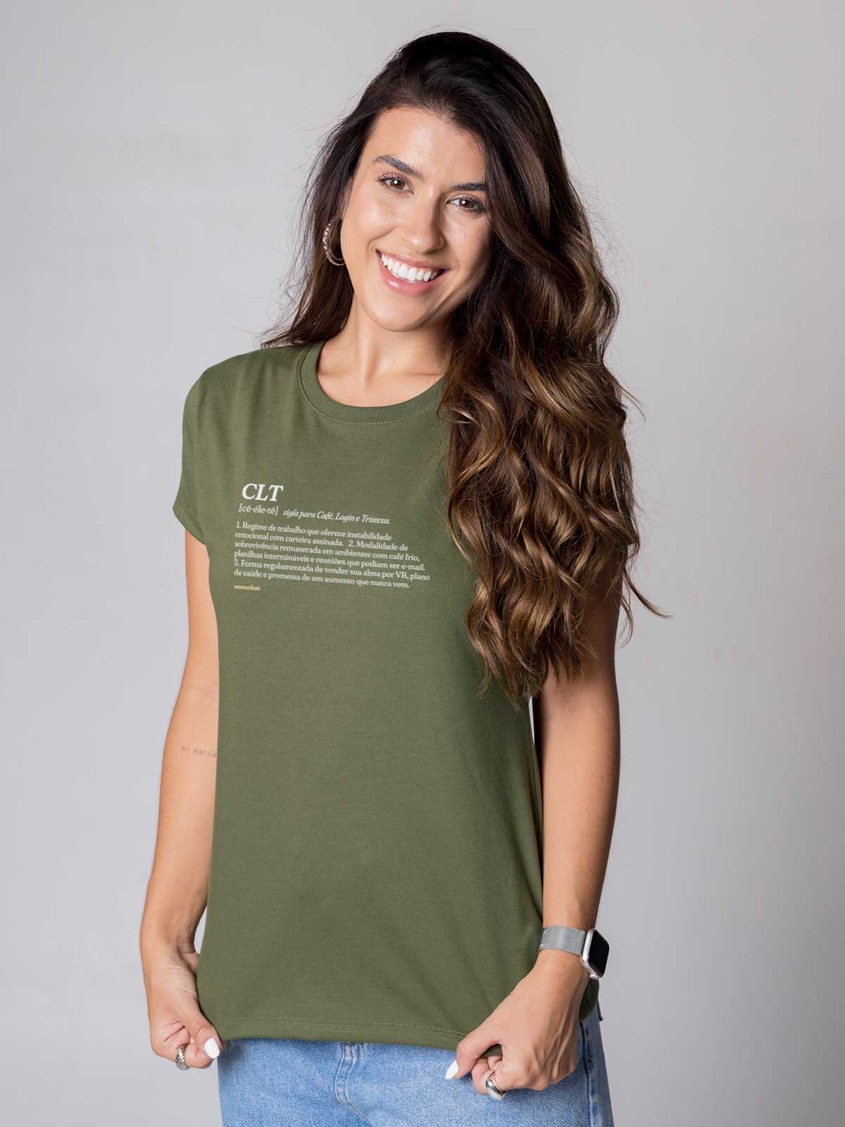Camiseta Feminina CLT Asmanhas