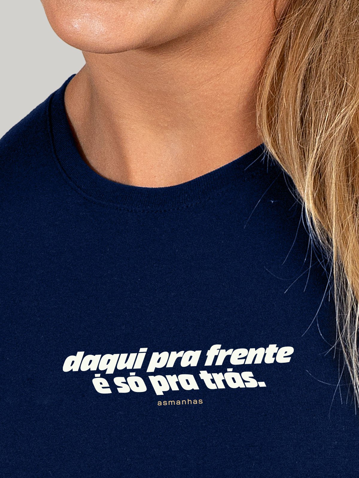 Camiseta Feminina Só pra Trás Asmanhas Areia