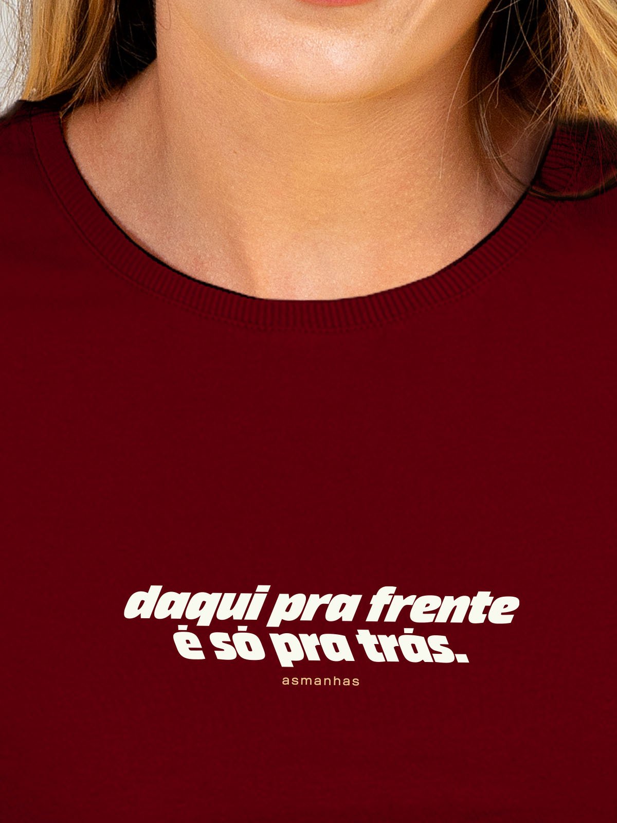Camiseta Feminina Só pra Trás Asmanhas Areia