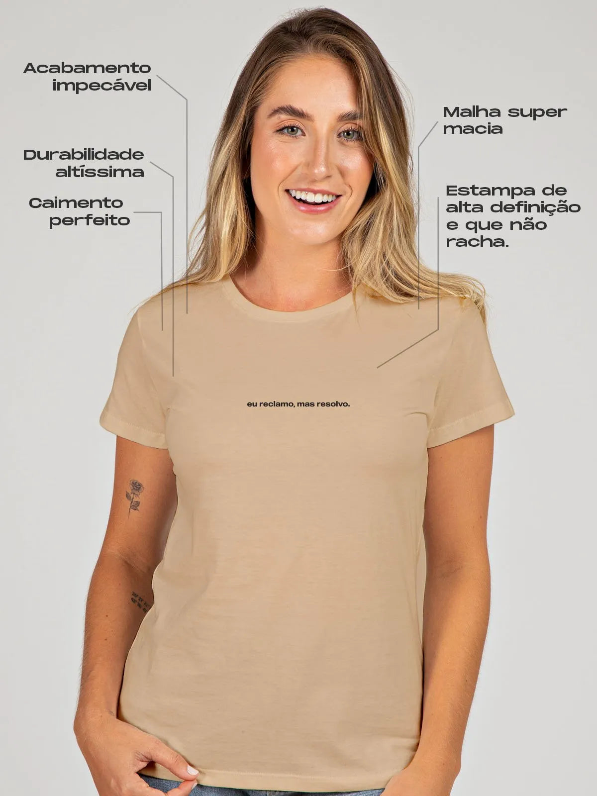 Camiseta Feminina Eu Reclamo Mas Resolvo Asmanhas