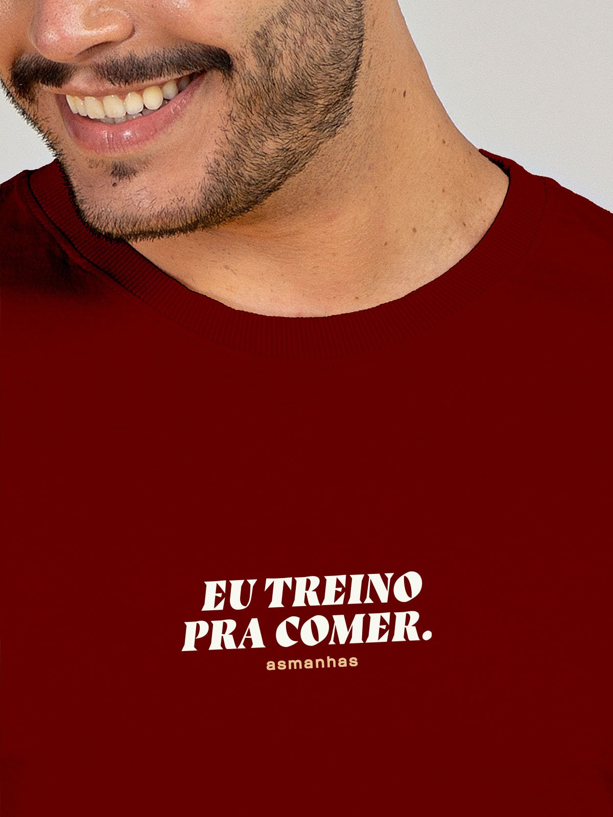 Camiseta Eu Treino Pra Comer Asmanhas