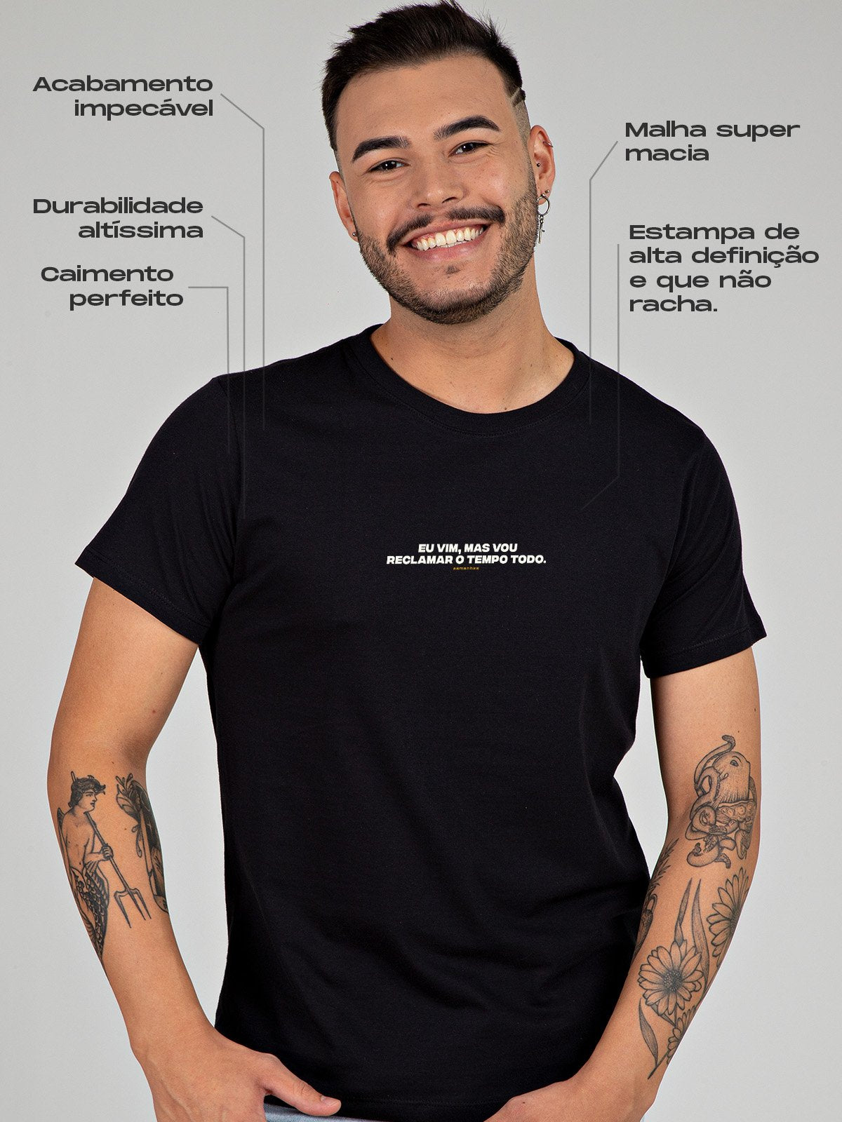 Camiseta Reclamar o Tempo Todo Asmanhas