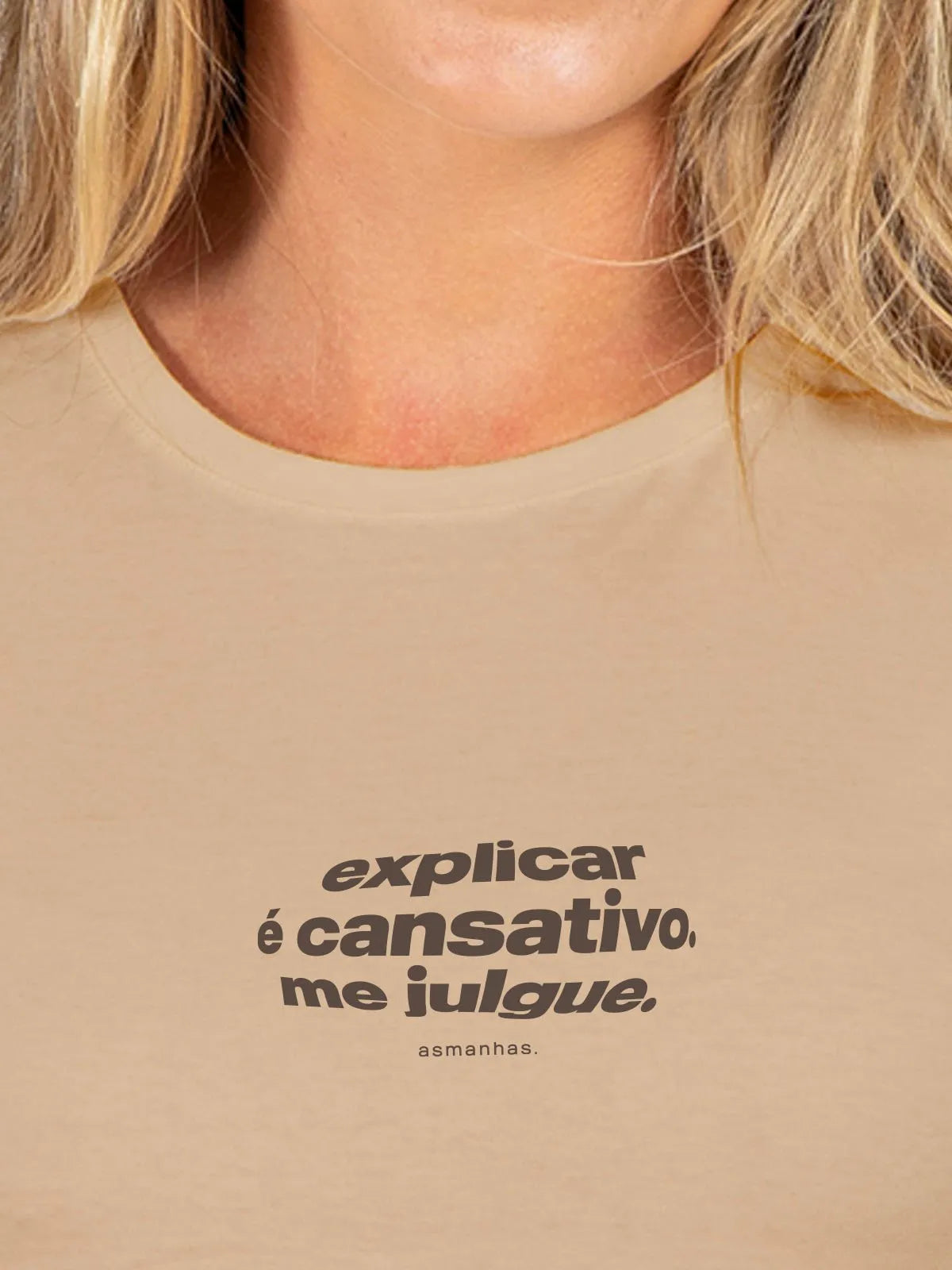 Camiseta Feminina Explicar é Cansativo Asmanhas