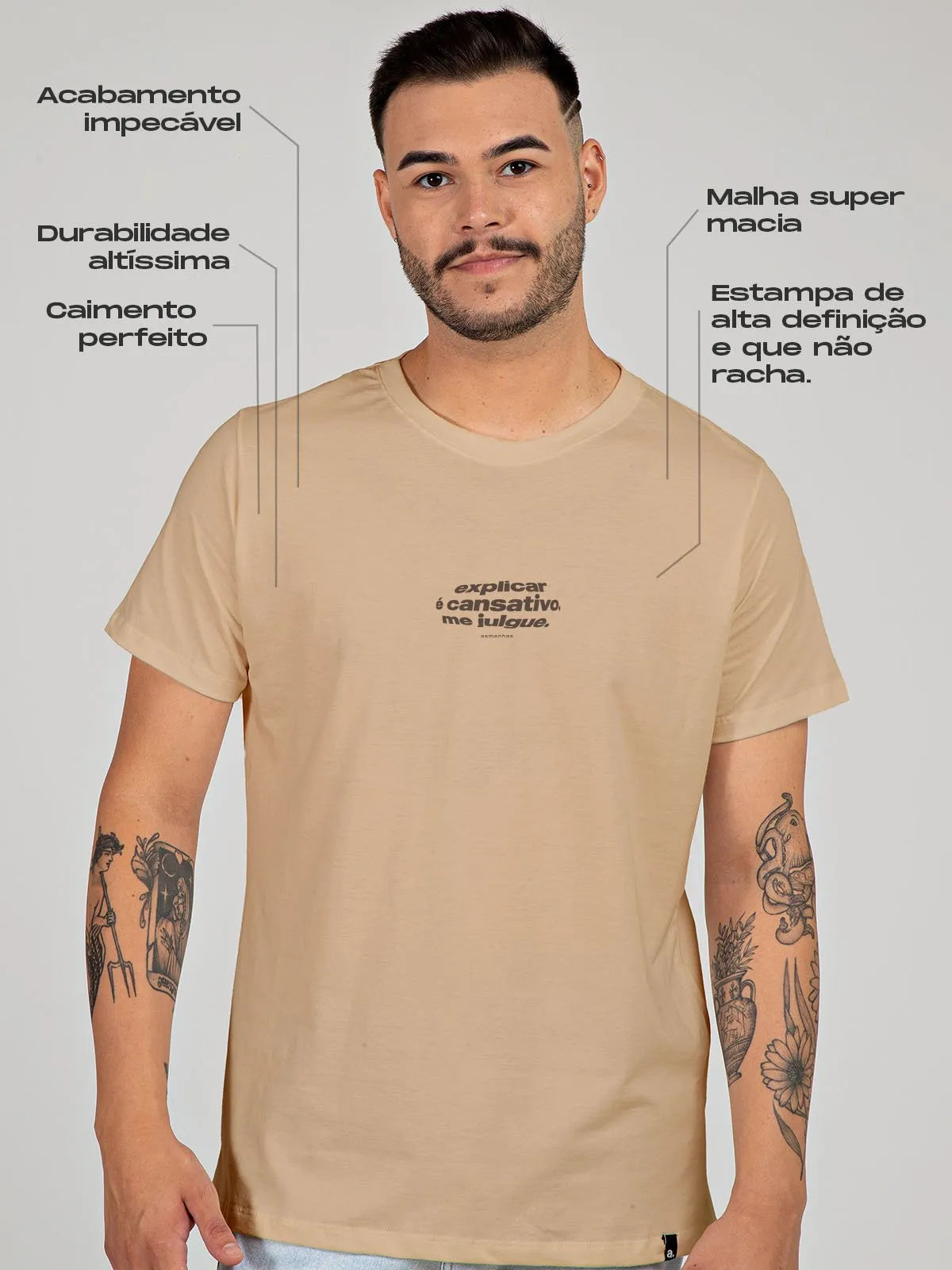 Camiseta Explicar é Cansativo Asmanhas