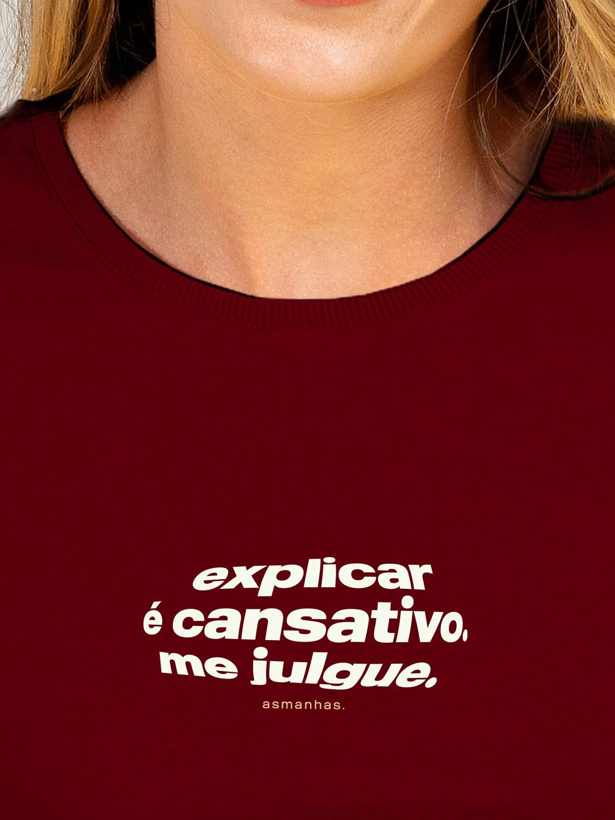 Camiseta Feminina Explicar é Cansativo Asmanhas