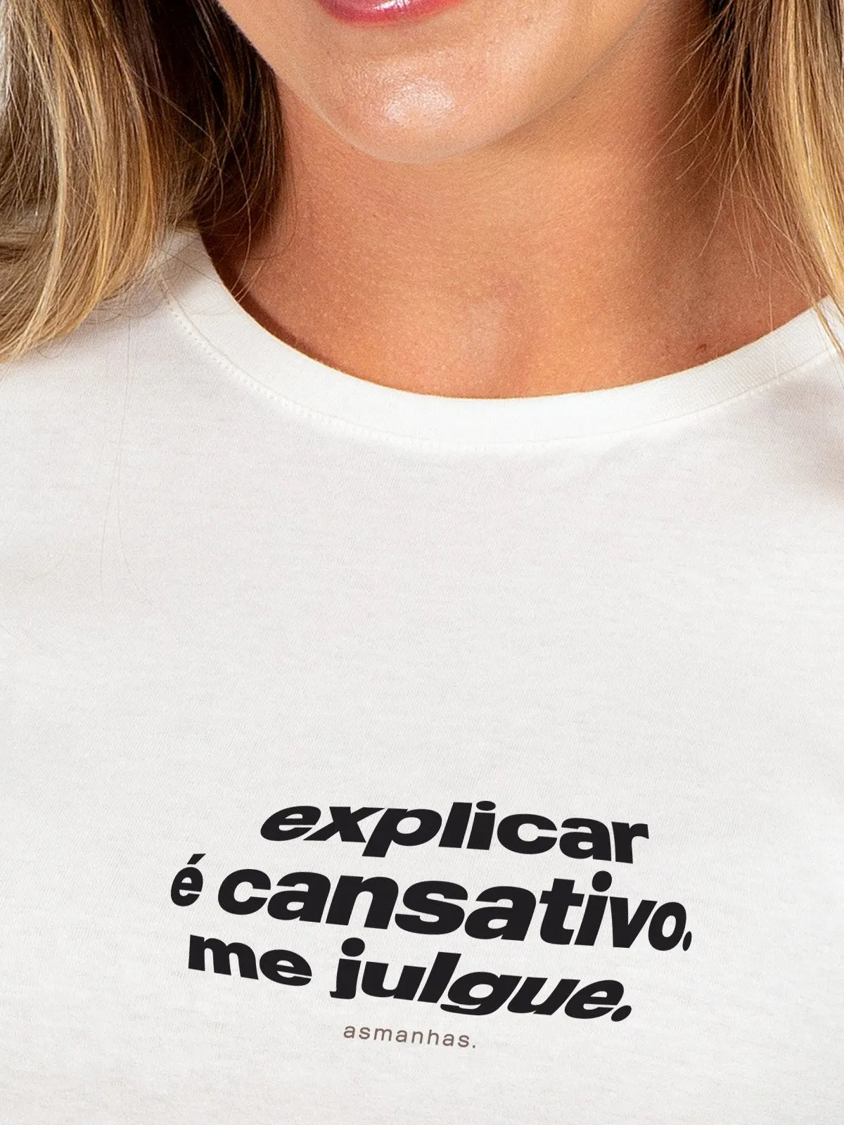 Camiseta Feminina Explicar é Cansativo Asmanhas