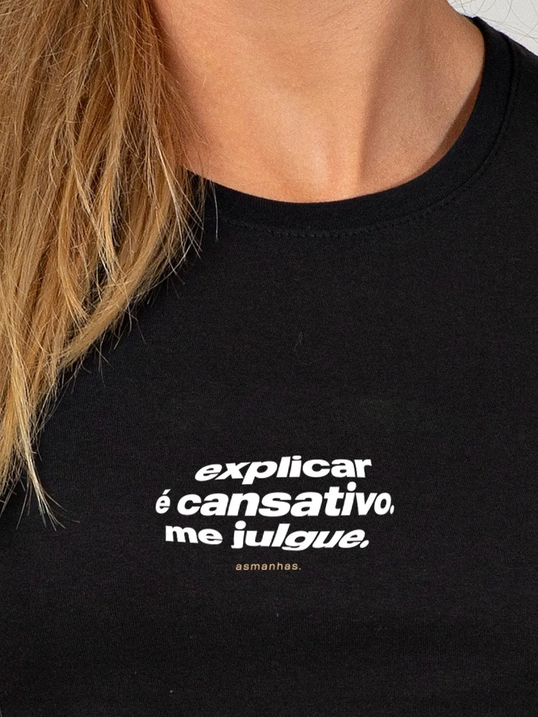 Camiseta Feminina Explicar é Cansativo Asmanhas