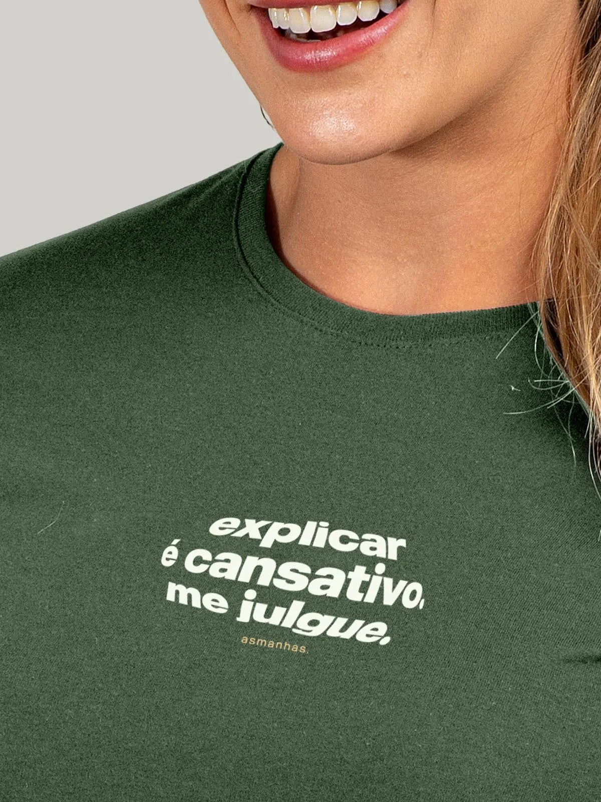 Camiseta Feminina Explicar é Cansativo Asmanhas