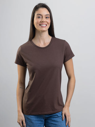 Camiseta Feminina Lisa Básica Asmanhas