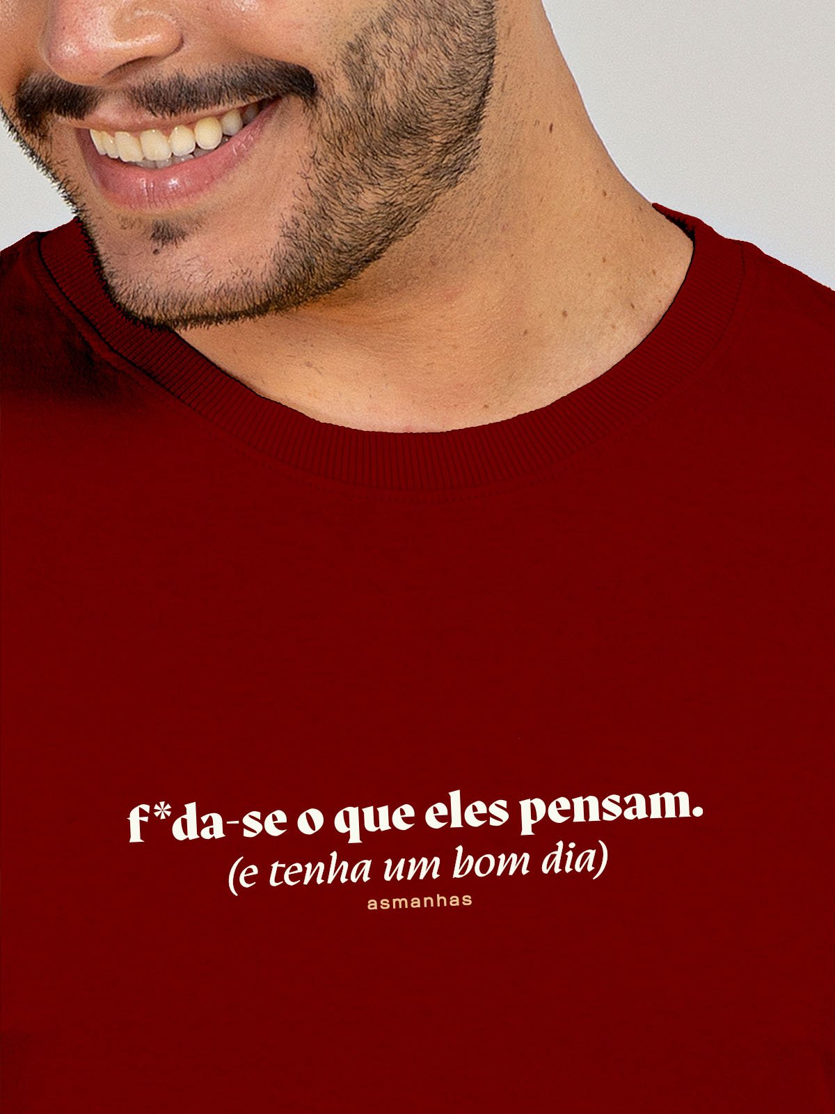 Camiseta Tenha Um Bom Dia Asmanhas