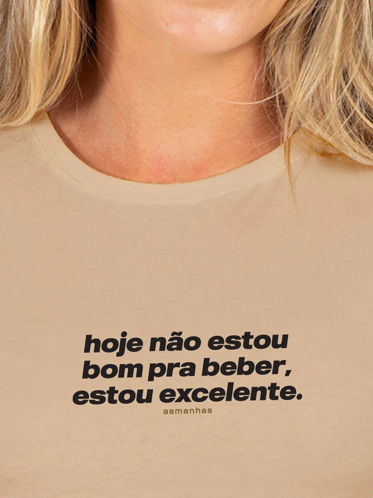 Camiseta Feminina Não Estou Bom Pra Beber Asmanhas