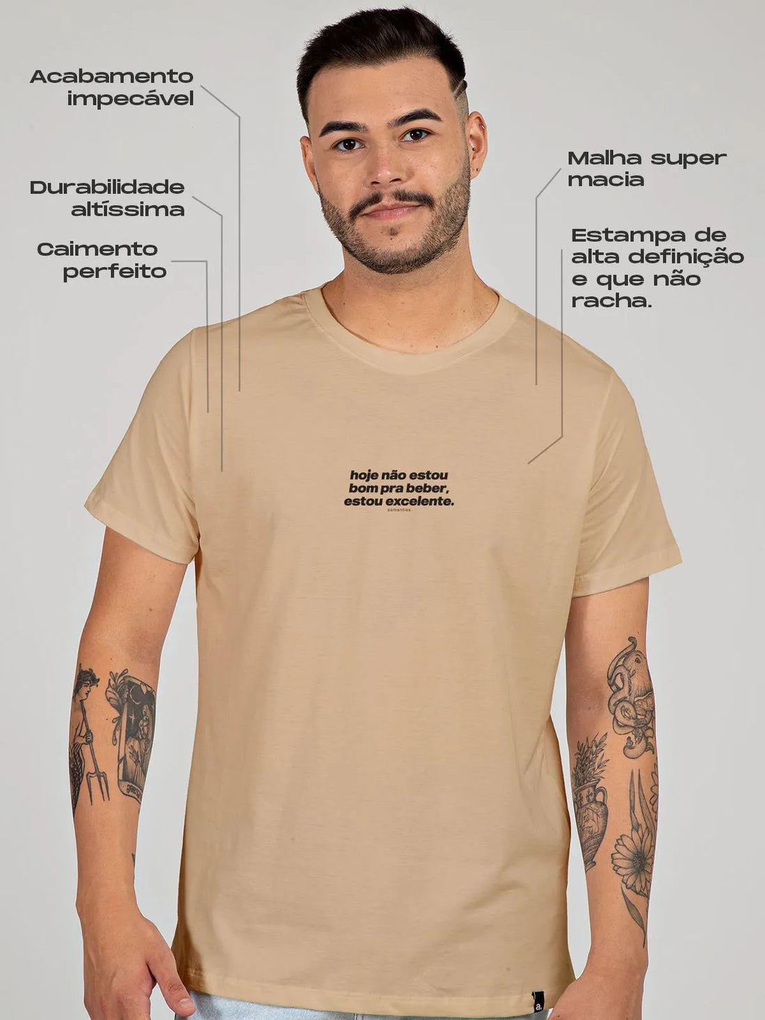 Camiseta Não Estou Bom Pra Beber Asmanhas
