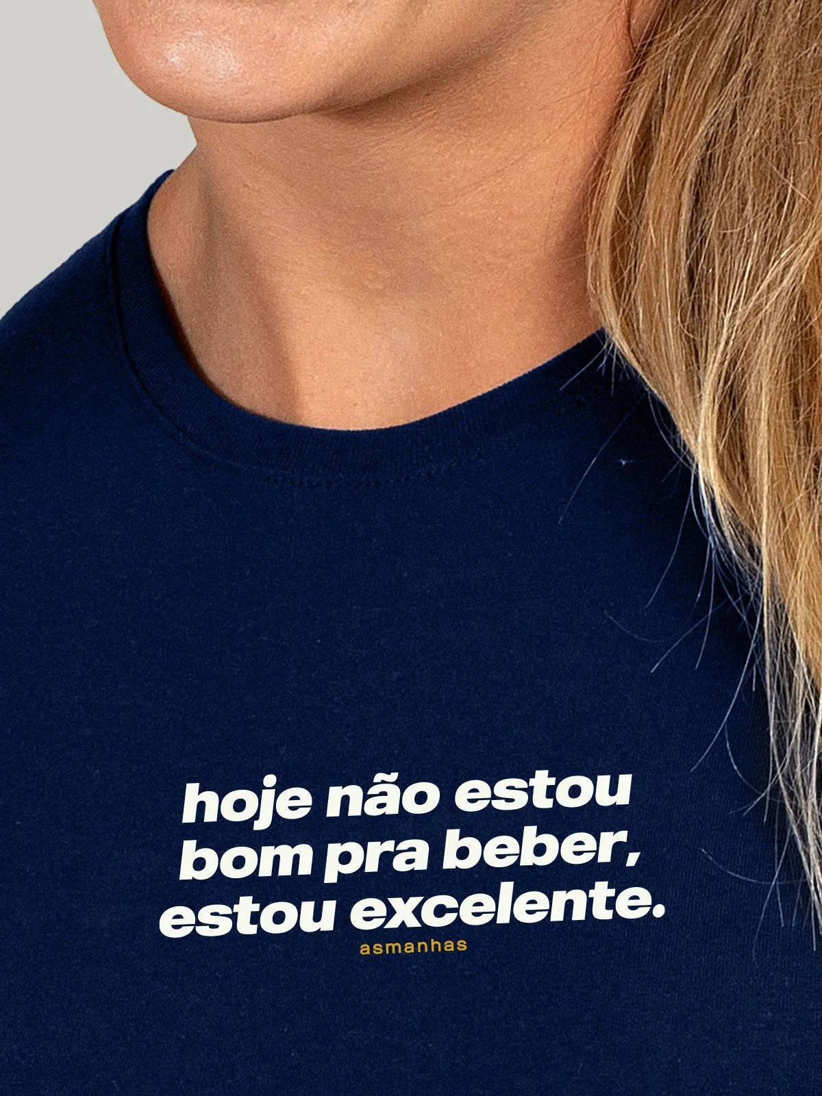 Camiseta Feminina Não Estou Bom Pra Beber Asmanhas