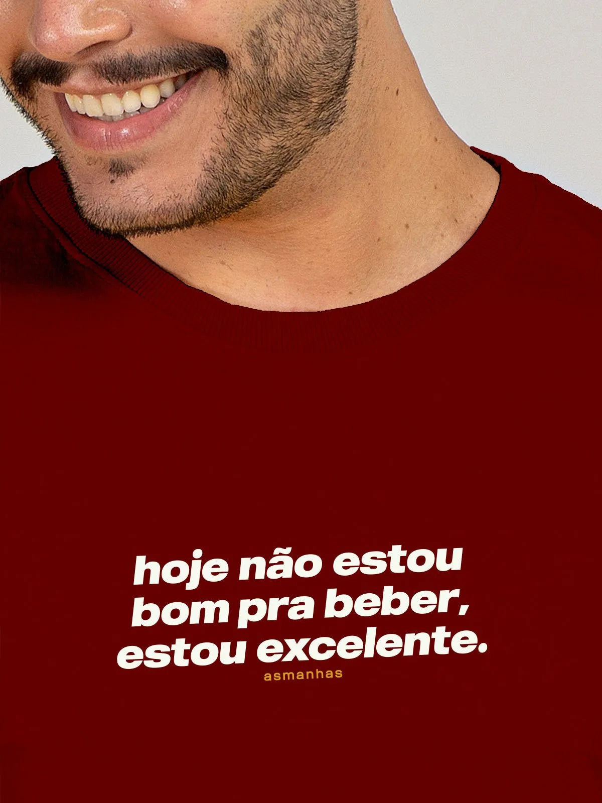 Camiseta Não Estou Bom Pra Beber Asmanhas