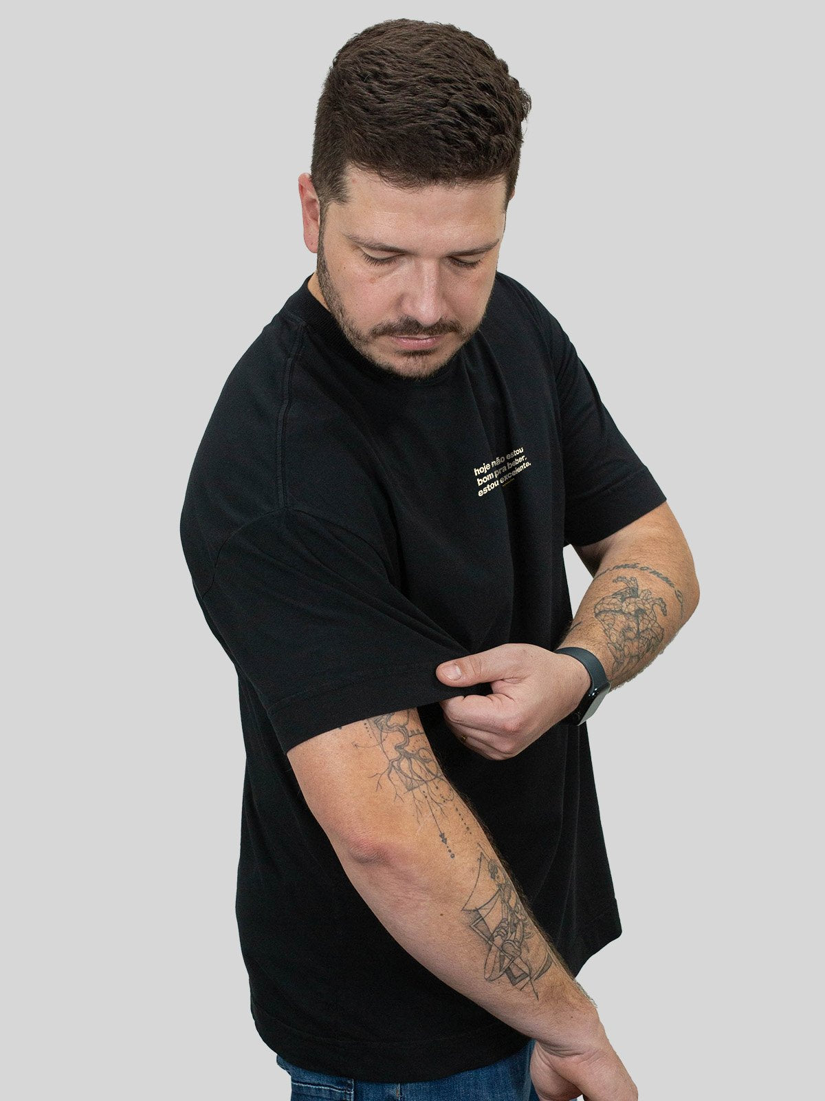 Camiseta Oversized Não Estou Bom Pra Beber Asmanhas