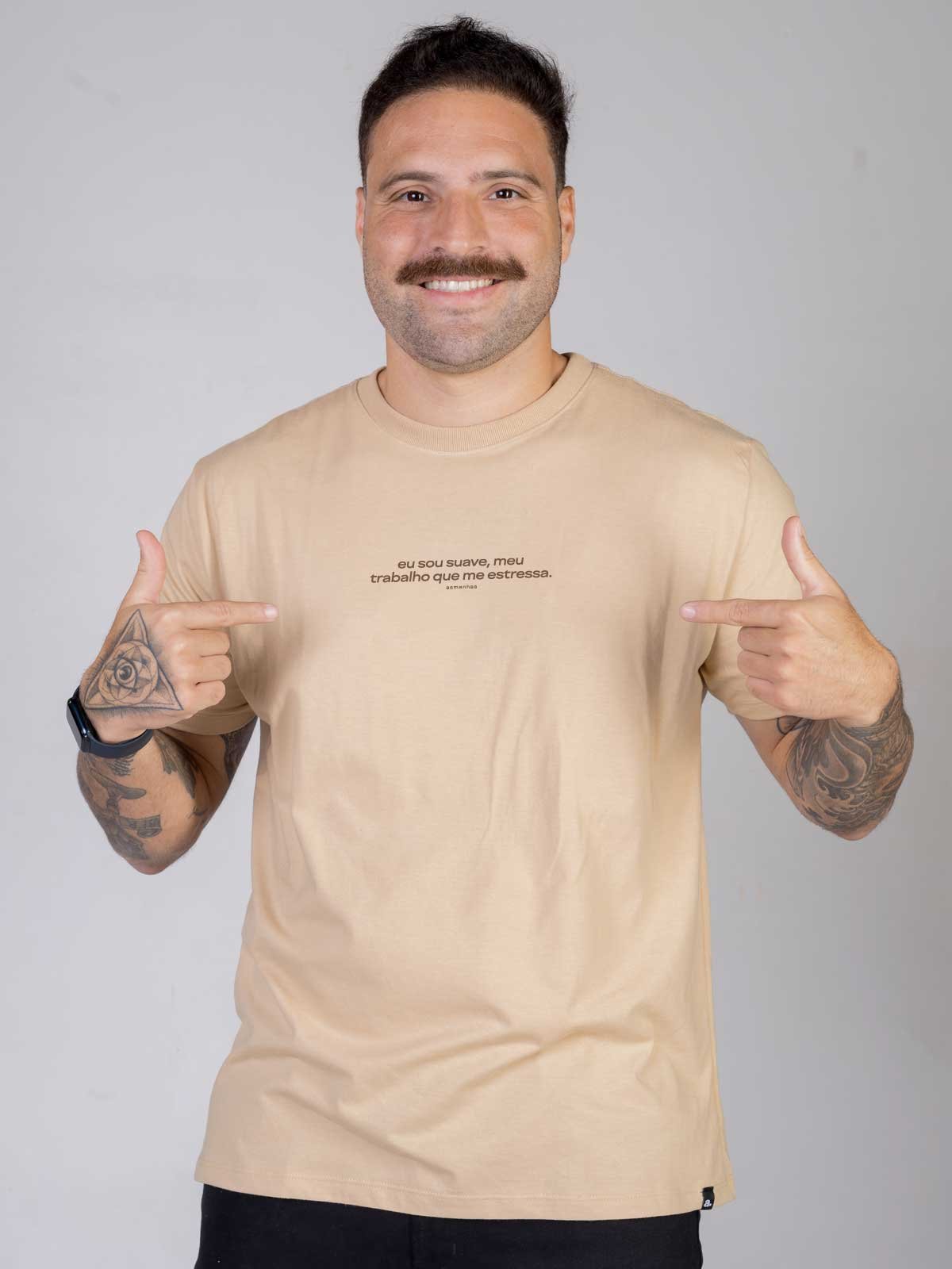 Camiseta Meu Trabalho Que Me Estressa Asmanhas