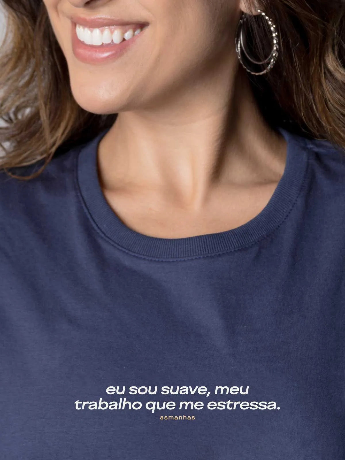 Camiseta Feminina Meu Trabalho Que Me Estressa Asmanhas