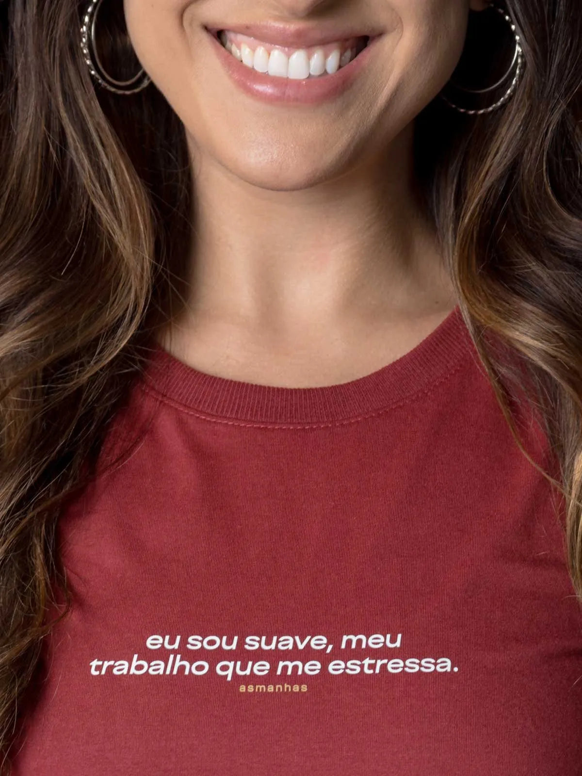 Camiseta Feminina Meu Trabalho Que Me Estressa Asmanhas