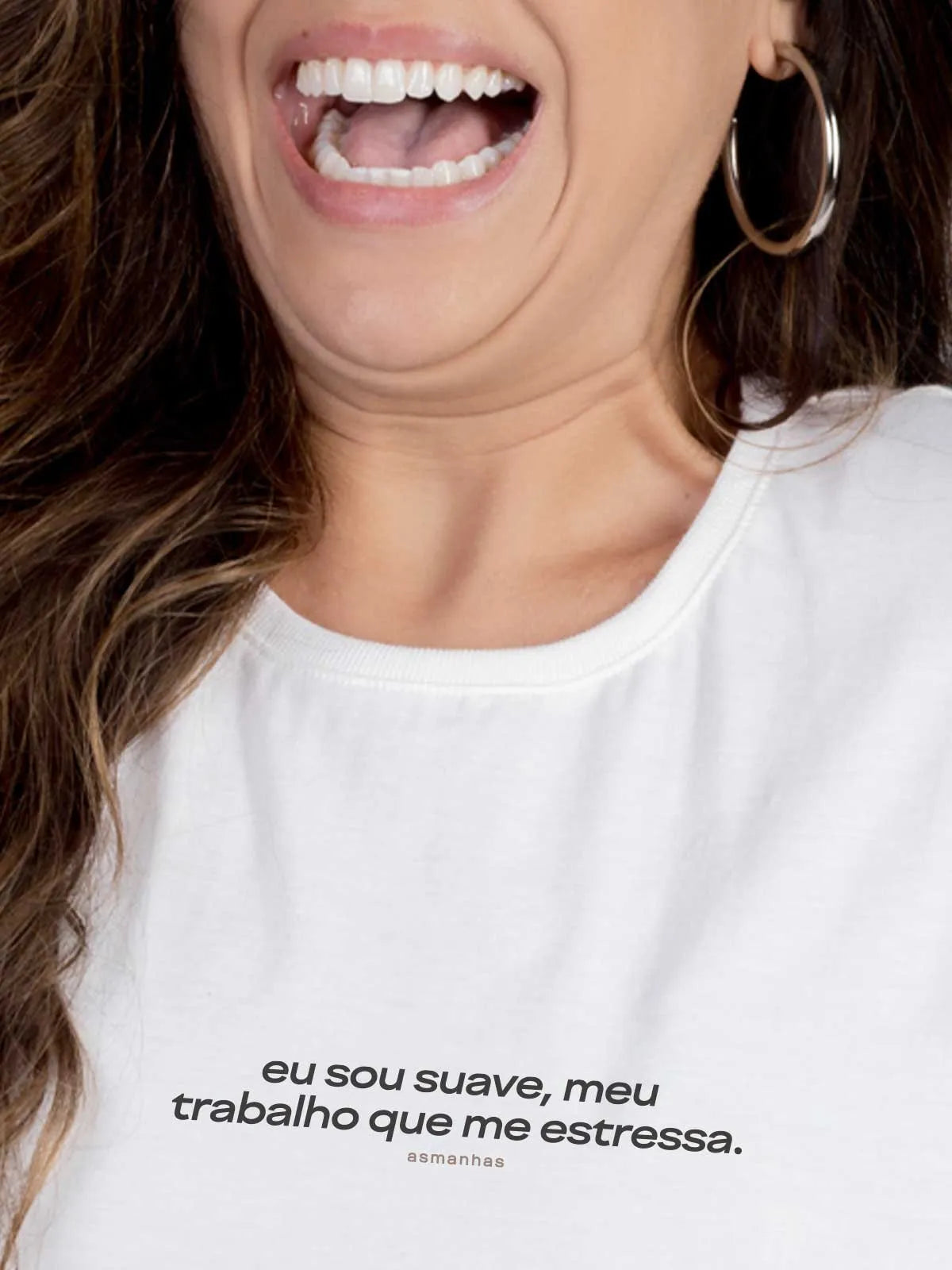 Camiseta Feminina Meu Trabalho Que Me Estressa Asmanhas