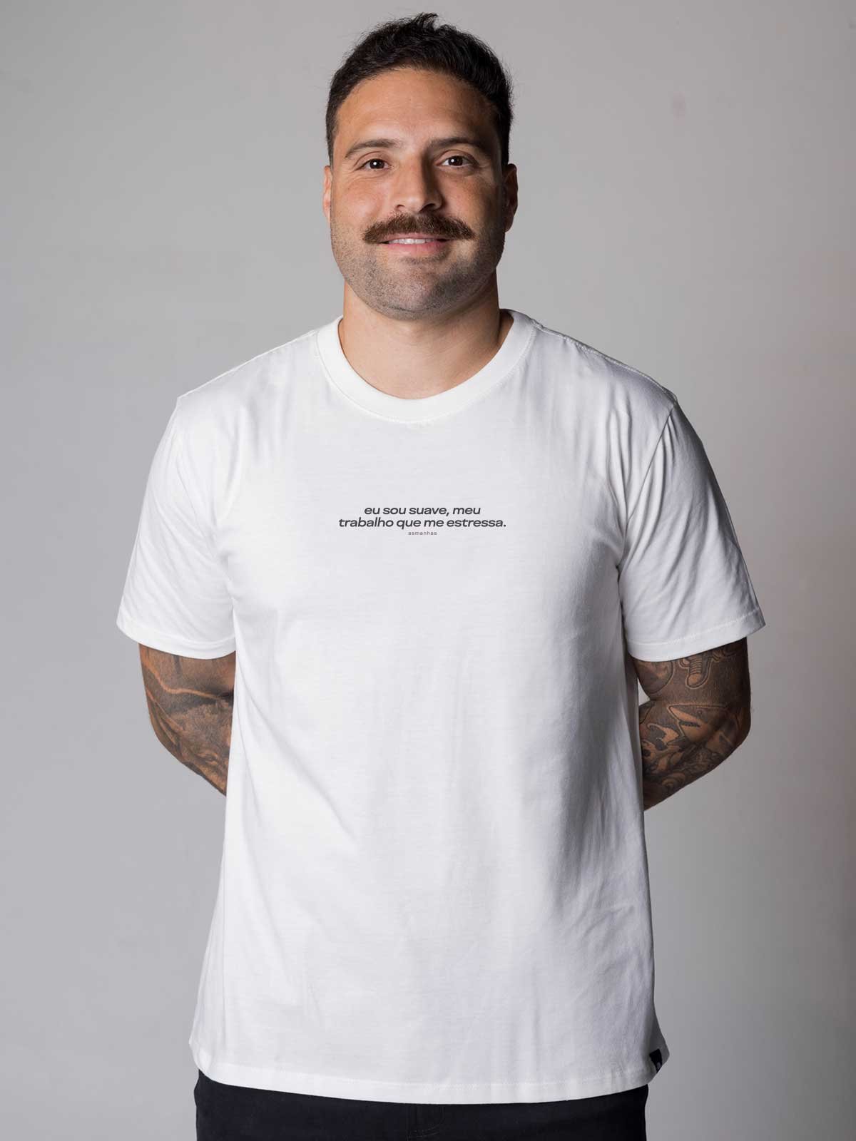 Camiseta Meu Trabalho Que Me Estressa Asmanhas