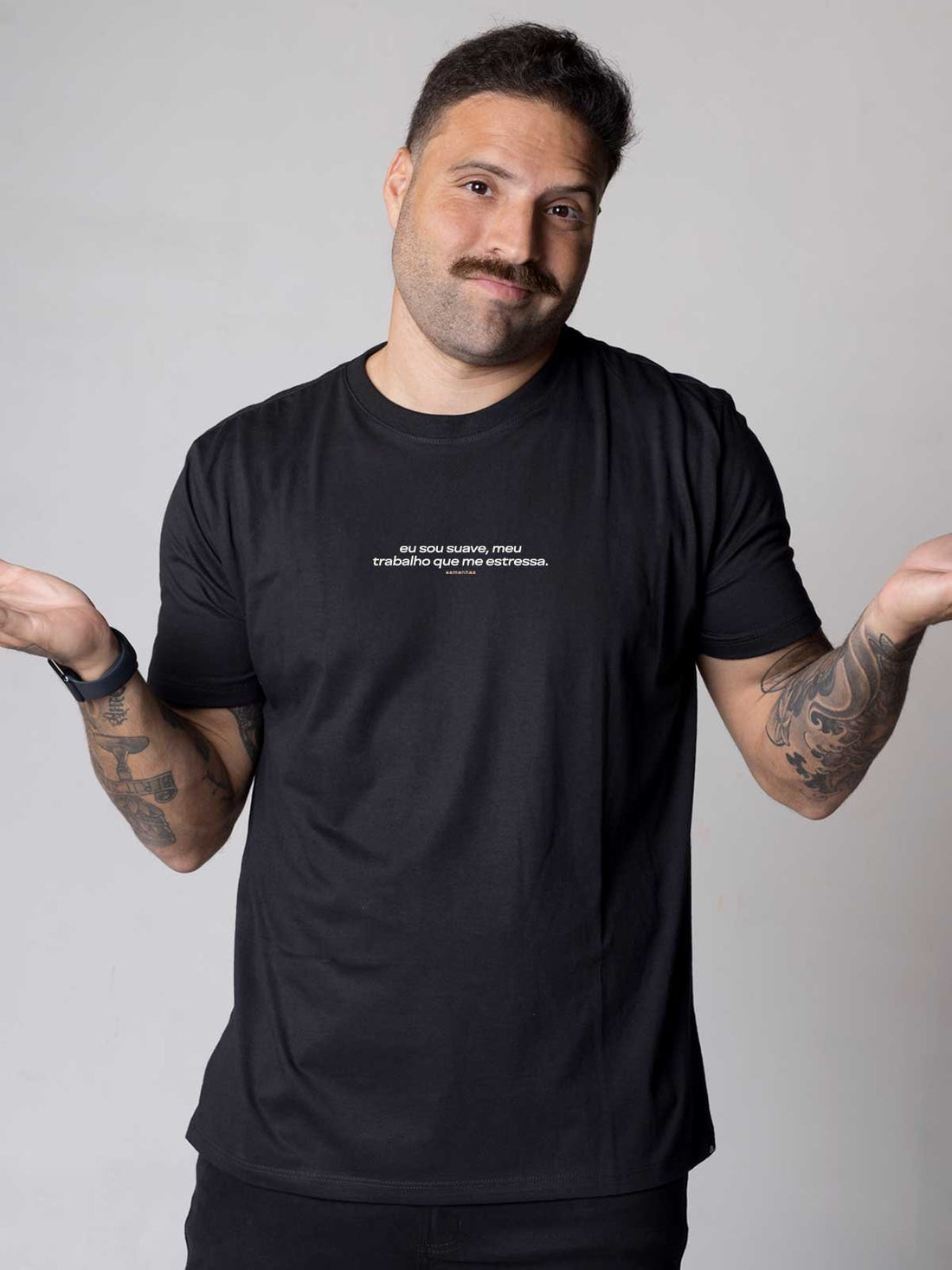 Camiseta Meu Trabalho Que Me Estressa Asmanhas