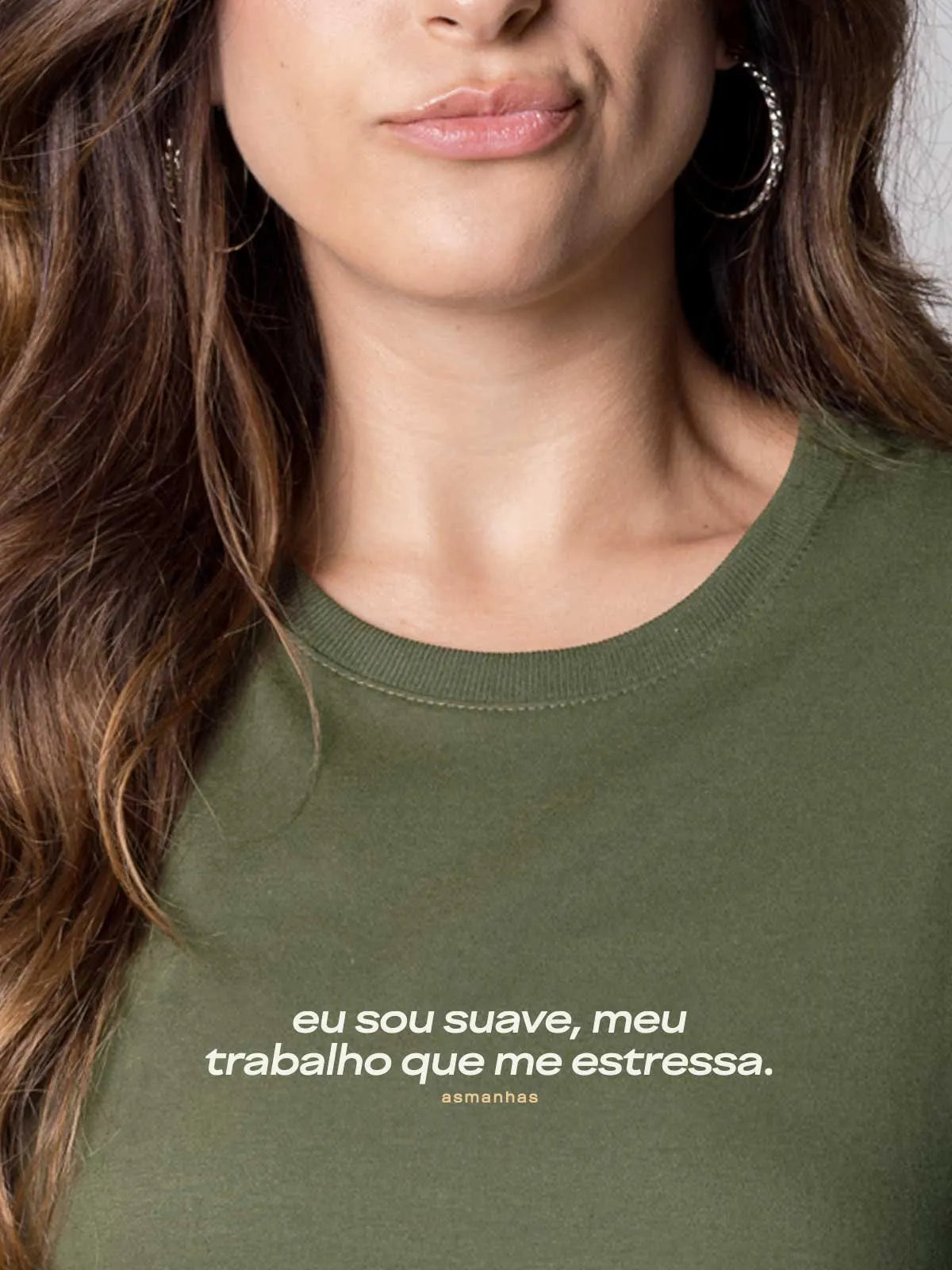 Camiseta Feminina Meu Trabalho Que Me Estressa Asmanhas