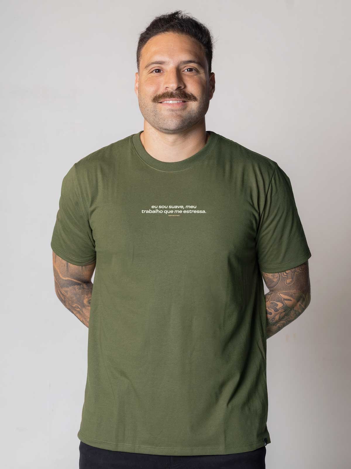 Camiseta Meu Trabalho Que Me Estressa Asmanhas