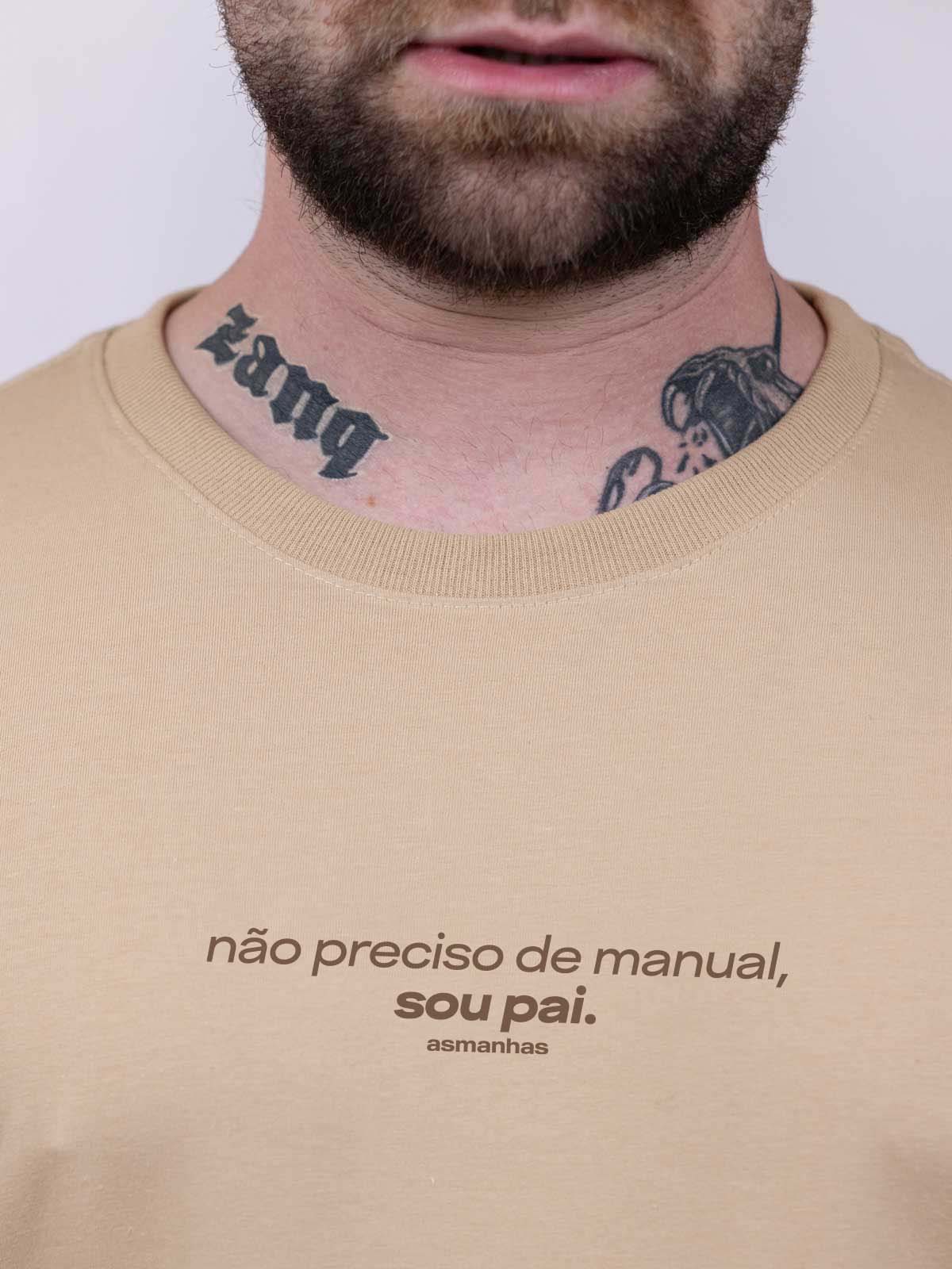 Camiseta Não Preciso de Manual Asmanhas