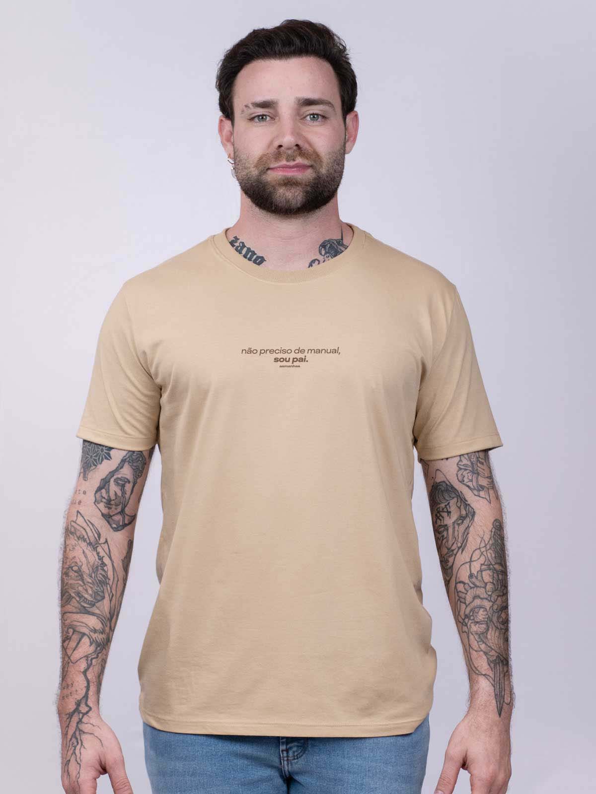 Camiseta Não Preciso de Manual Asmanhas