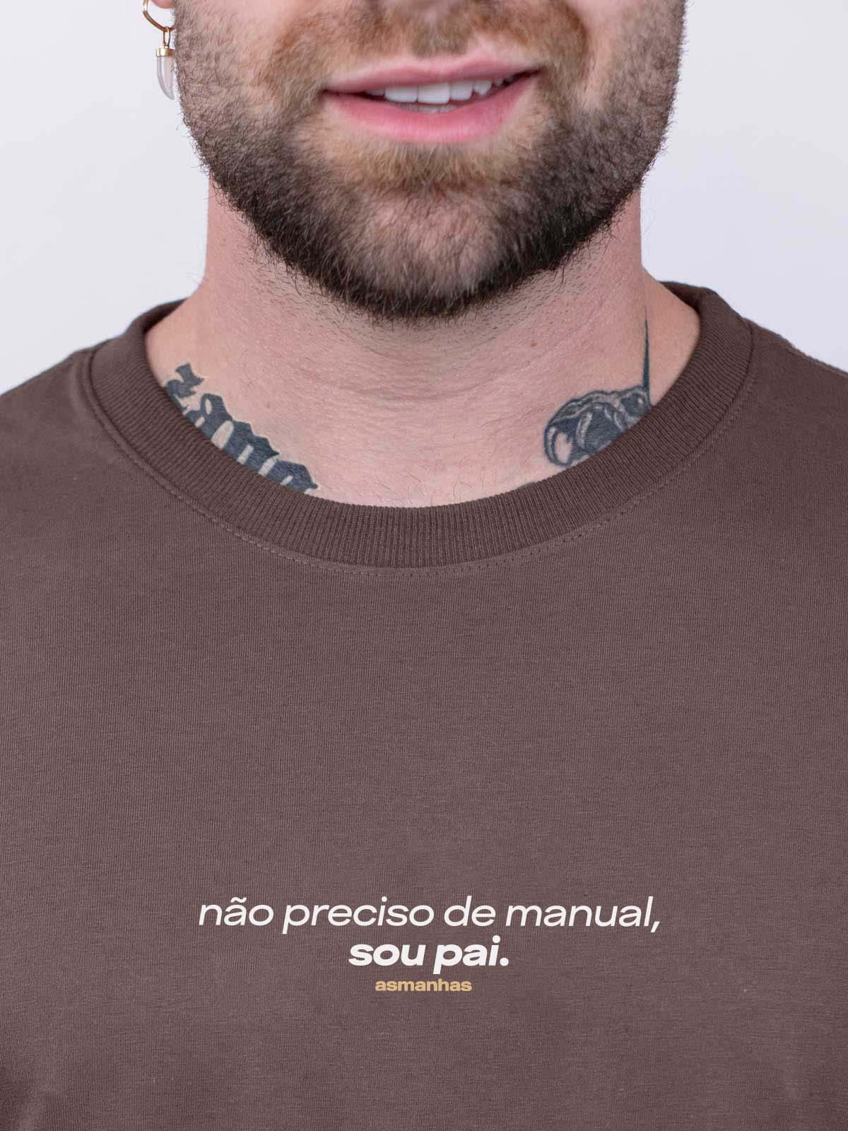 Camiseta Não Preciso de Manual Asmanhas