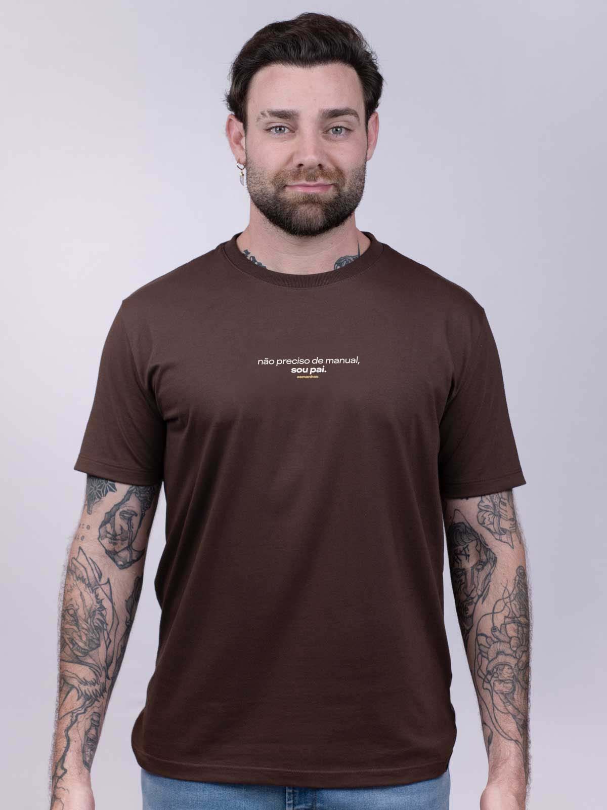 Camiseta Não Preciso de Manual Asmanhas