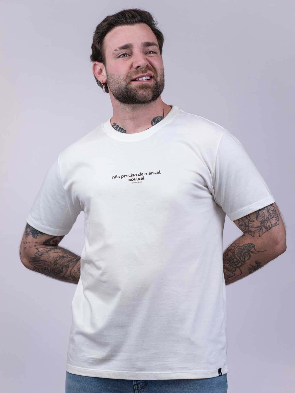 Camiseta Não Preciso de Manual Asmanhas
