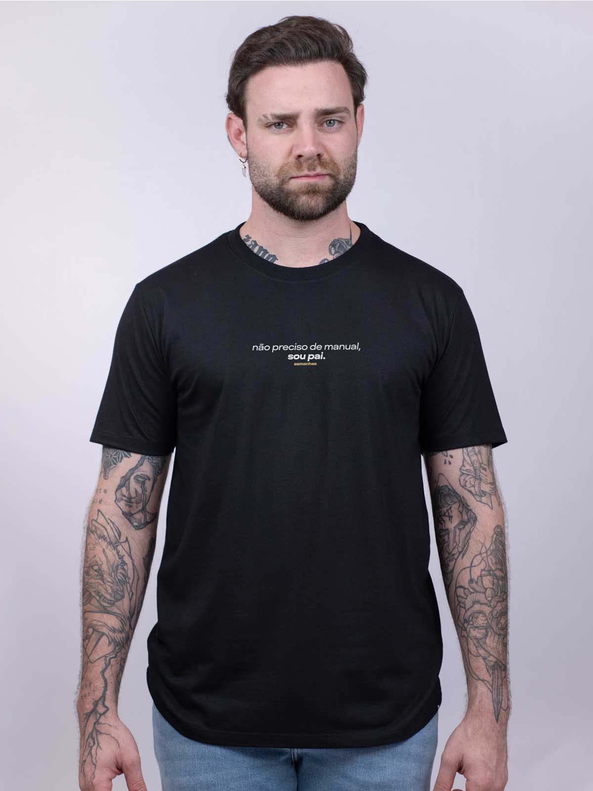Camiseta Não Preciso de Manual Asmanhas