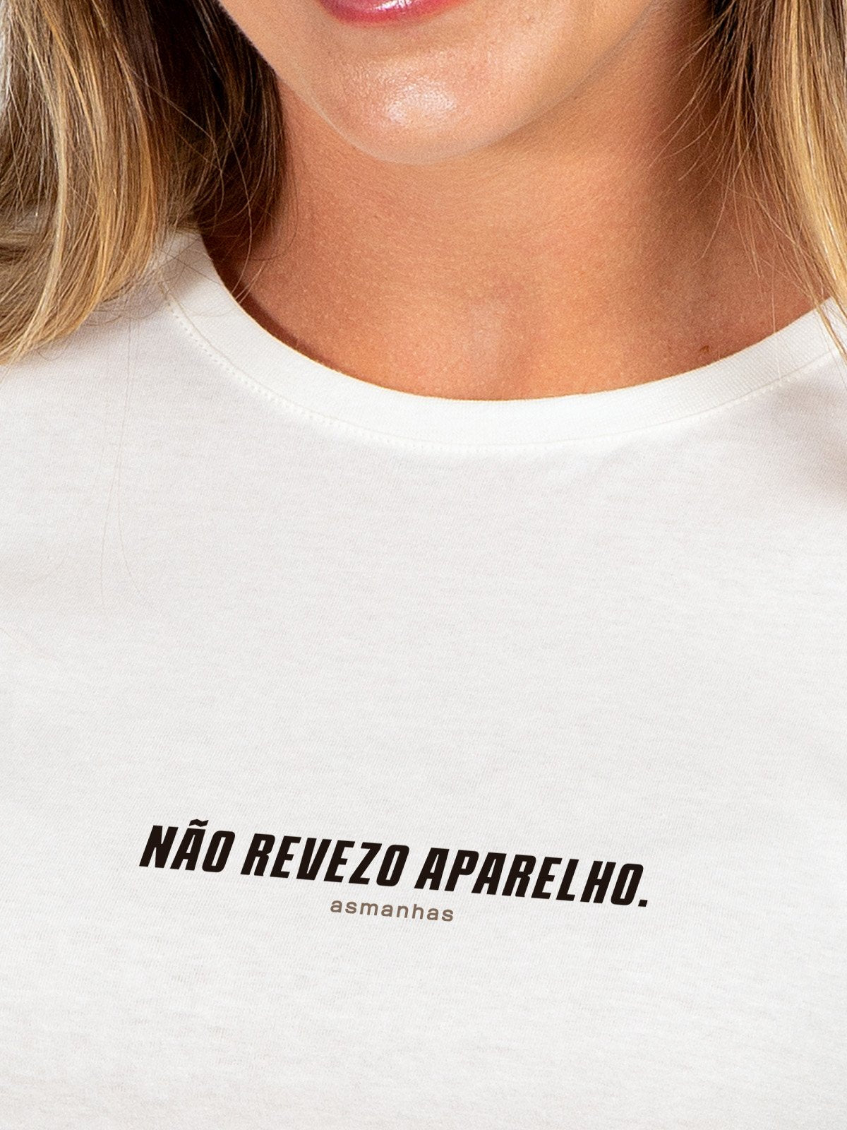 Camiseta Feminina Não Revezo Aparelho Asmanhas