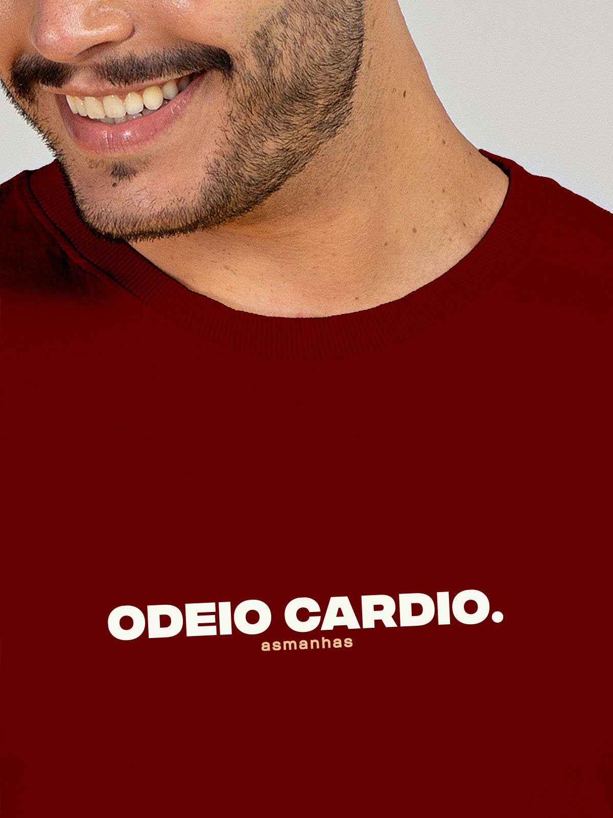 Camiseta Odeio Cardio Asmanhas