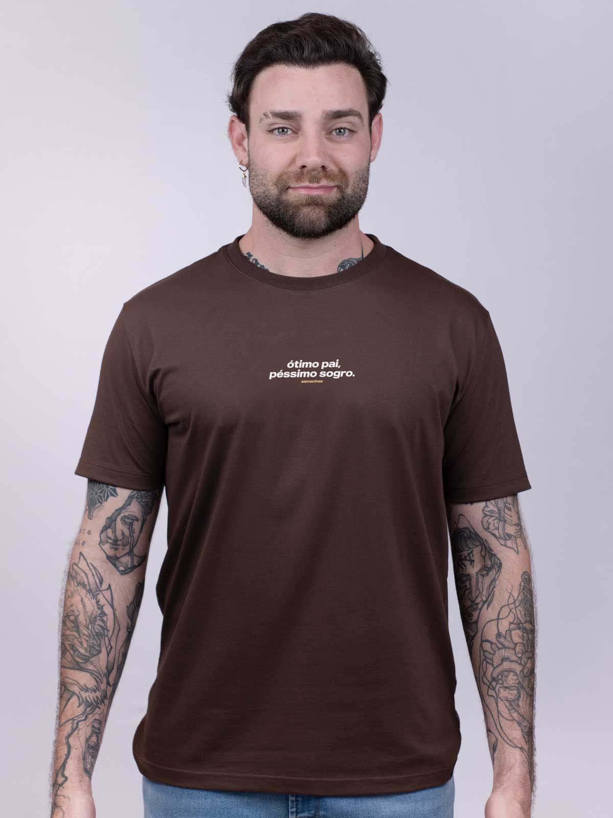Camiseta Ótimo Pai, Péssimo Sogro Asmanhas
