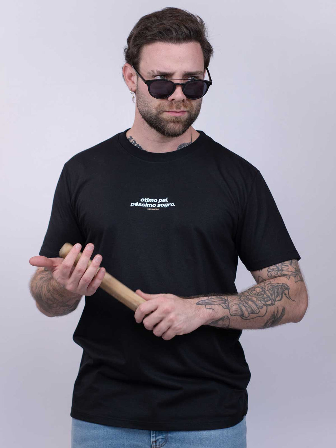 Camiseta Ótimo Pai, Péssimo Sogro Asmanhas